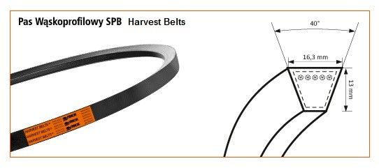 Pas klinowy SPB-2120 Harvest Belts 4240043413